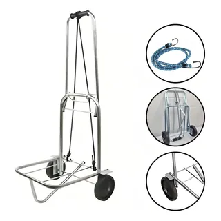 Carrinho DobrĂĄvel Bagagem Carga 100kg Com Kit 2 Roda Carrinho DobrĂĄvel Bagagem Carga 100kg Com Kit 2 Roda