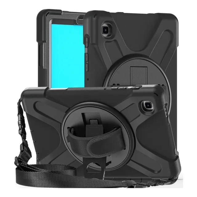 Pack 7 Micas + 7 Fundas + Correa Para Galaxy Tab A7 Lite 