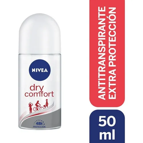 Nivea Desodorante Roll On Dry Comfort 50 Ml Fragancia N/A