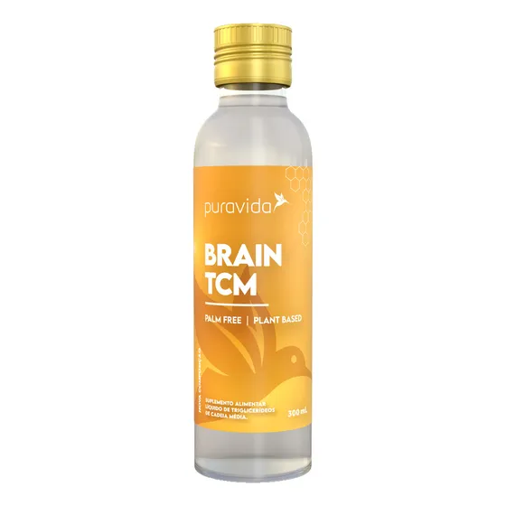 Brain Tcm Puravida 300ml Óleo De Coco