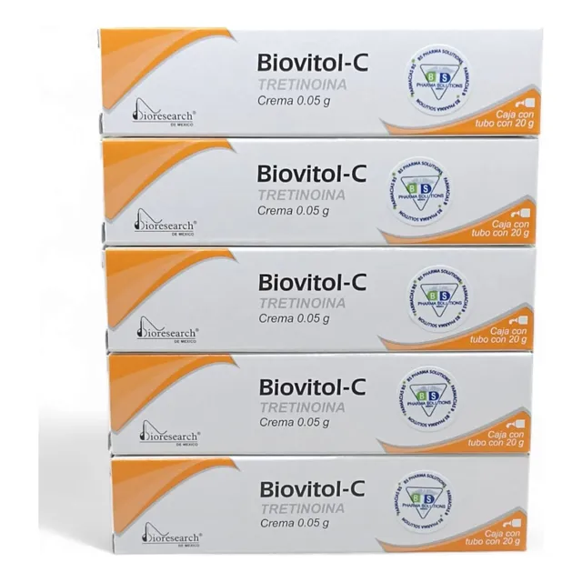 5 Biovitol-c Tretinoína Crema 0.05% C/20 G Bioresearch