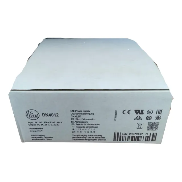 Ifm Dn4012 Fuente De Alimentación, 24v Dc, 5a,  Fuente