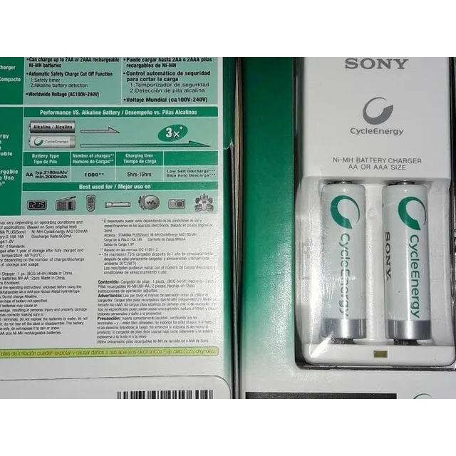 Cargador Pilas Con Pilas Sony