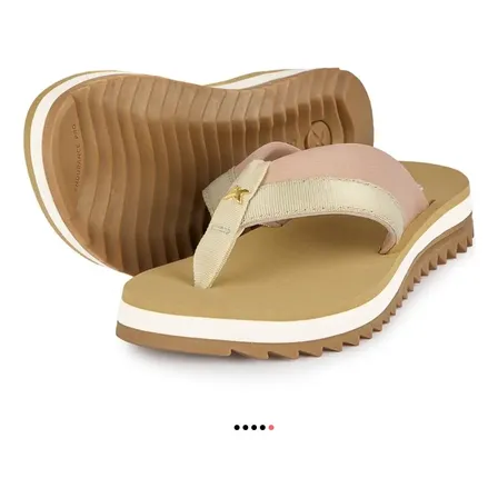 Sandália Kenner Kyra Duo Crepe/areia/branco Liso 39