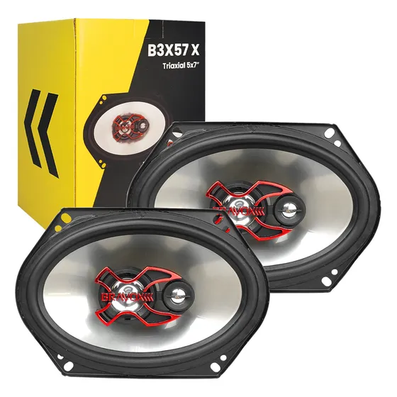 Alto Falante B3x57x 100w Rms 5x7 Polegadas Bravox 