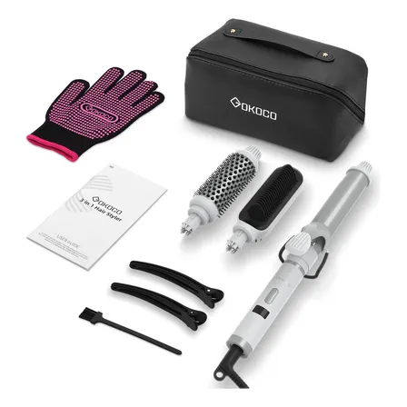 Modelador De Cachos 3 Em 1 Gokoco Gd034 Controle Temperatura