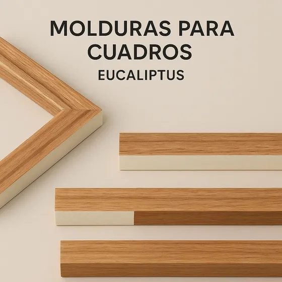 Moldura Para Cuadros En Eucalipto Clear 21mm*21 Mm Pack 10 U