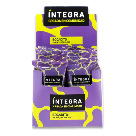 Bocadito De Cereal Integra Chocolate Mani Pack 20u