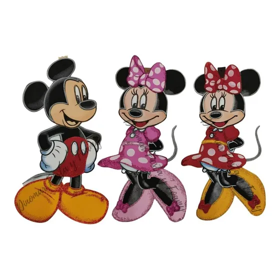 Figuras De Foamy Grande 1m Mickey Mouse Y Minnie Mouse Fomi