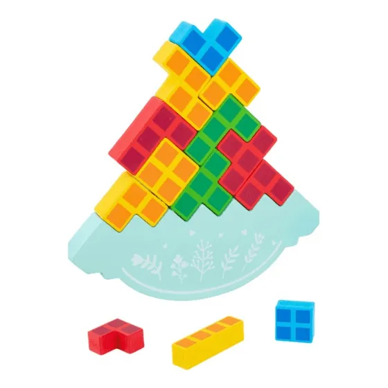 Tetra Tower Juguete Juego Mesa Tetris Balance Equilibrio