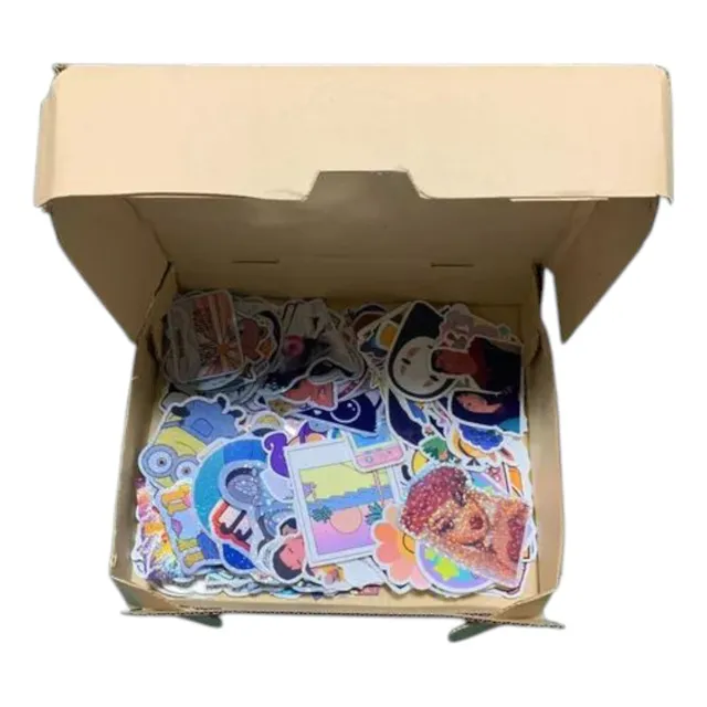 Caja Sorpresa Con Stickers X 100