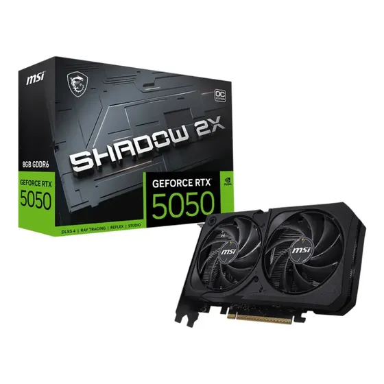 Placa De Video Geforce Rtx 5050 8gb Msi Shadow 2x Oc | Cuotas sin interés