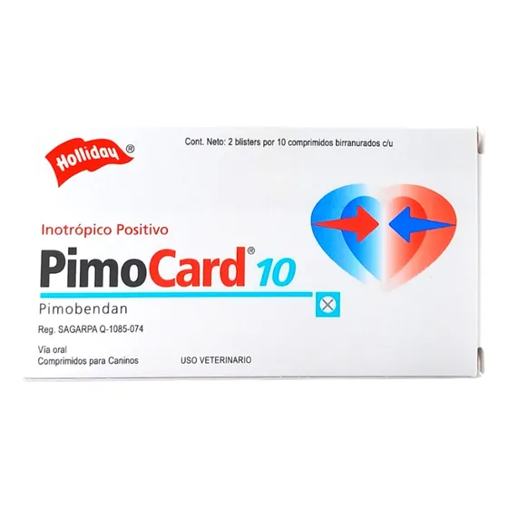 Pimocard Pimobendan 10mg Medicamento Para Perros 10 Tab