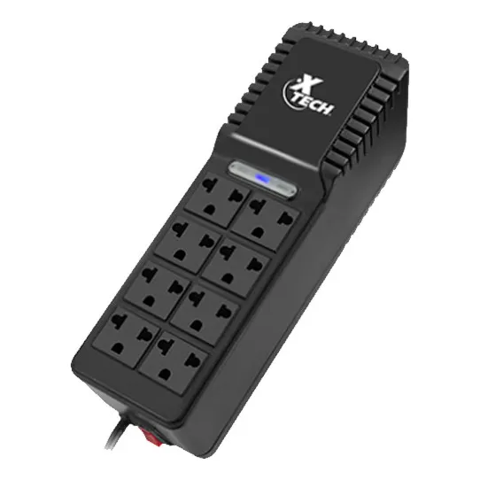 Regulador De Voltaje Xtech Xtr1002 1000va 500w 8 Salida 115v