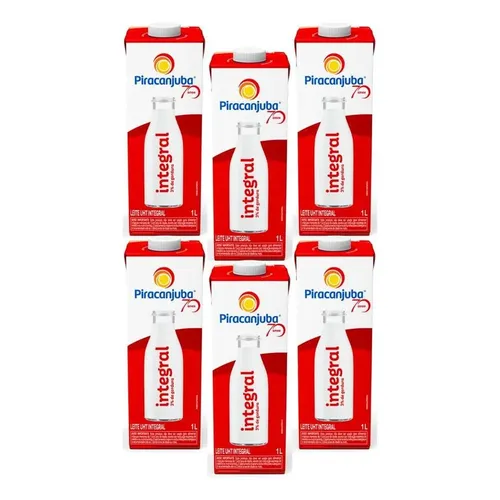 Kit 12 Leite A2a2 Piracanjuba Semidesnatado Zero Lactose 1l