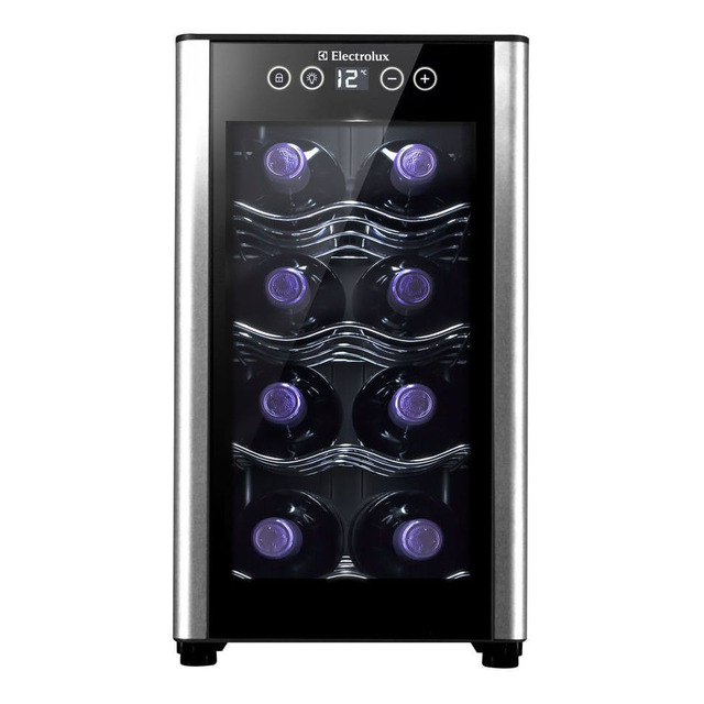 Adega De Vinhos Electrolux 8 Garrafas Uma Porta Acabamento Em Alumínio Acb08 Bivolt Adega De Vinhos Electrolux 8 Garrafas Uma Porta Acabamento Em Alumínio Acb08 Bivolt