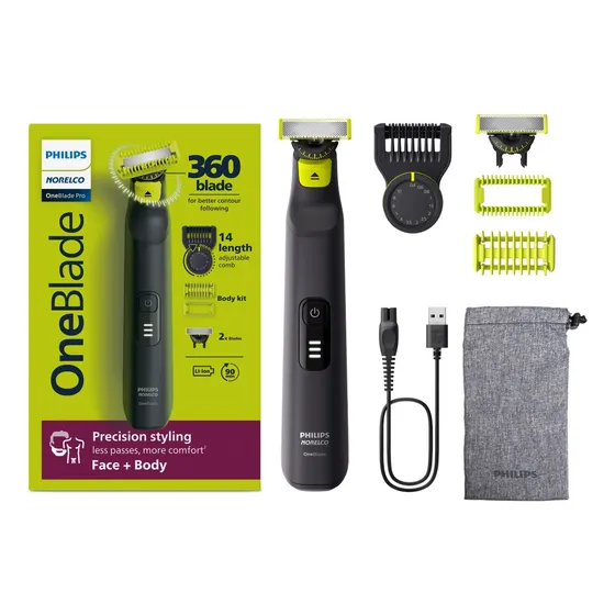 Afeitadora Philips Norelco Oneblade Pro 360 Cara Cuerpo