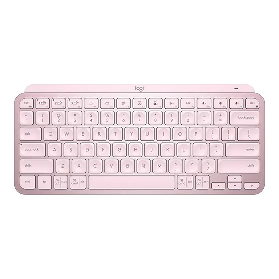 Teclado Logitech Mx Keys Mini Bluetooth - Rosa