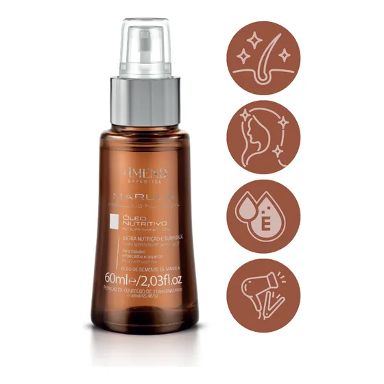 Óleo Amend Nutritivo Marula Fabulous Nutrition 60ml