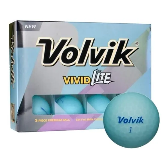 Bolas De Golf  Volvik Vivid Lite/soft/xt Caja De 12 Unidades