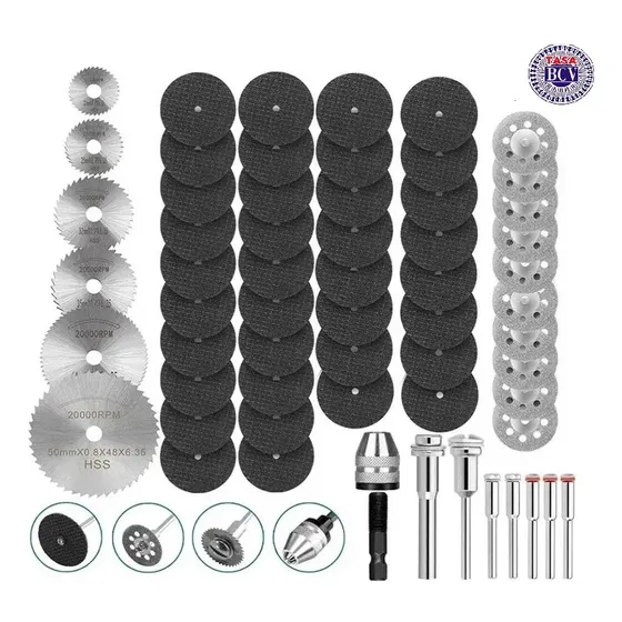 60 Discos Corte De Diamante Dremel Metal Madera Plastico