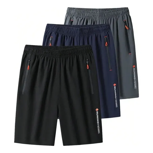 Kit 3 Bermudas Dry Fit De Seda Gelada | Esportivas Premium