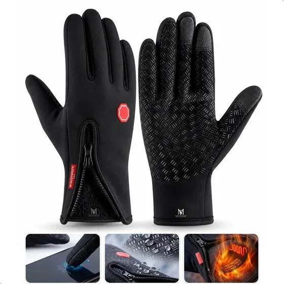Luva Moto Bike Impermeavel Motoqueiro Termica Touch Ciclismo — foto 2