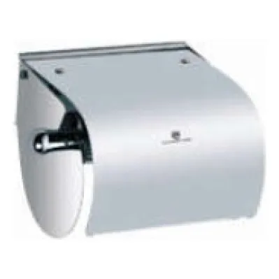 Dispensador  Rollo Papel C/tapa Accesorios  Acero Inoxidable