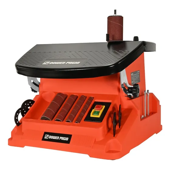 Lijadora Banda Y Rodillo 500w Dowen Pagio Lcbro 220v Color Naranja Frecuencia 50hz