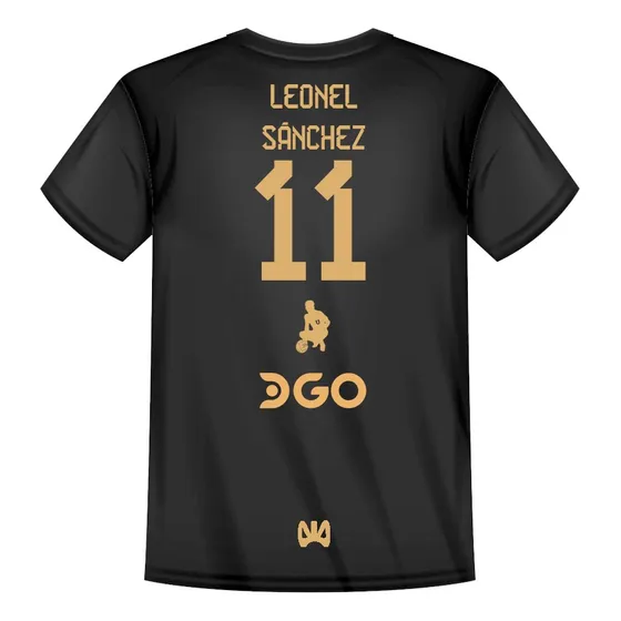 Camiseta U De Chile Conmemorativa Negra Ídolos