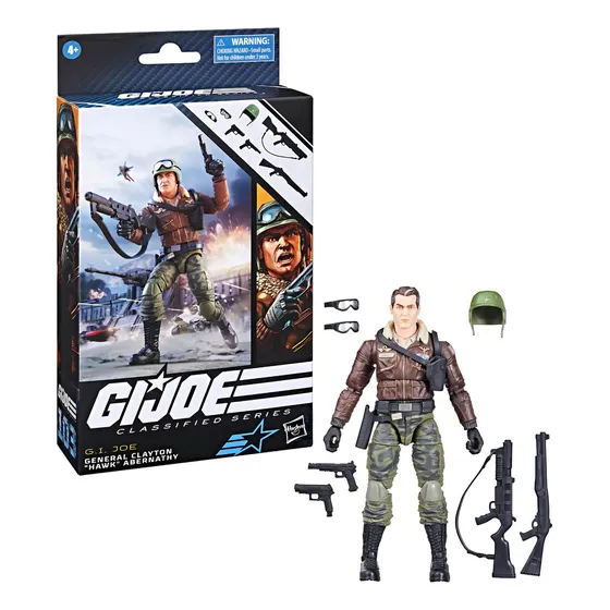 Figura de acción General Hawk Clayton Abernathy de Hasbro