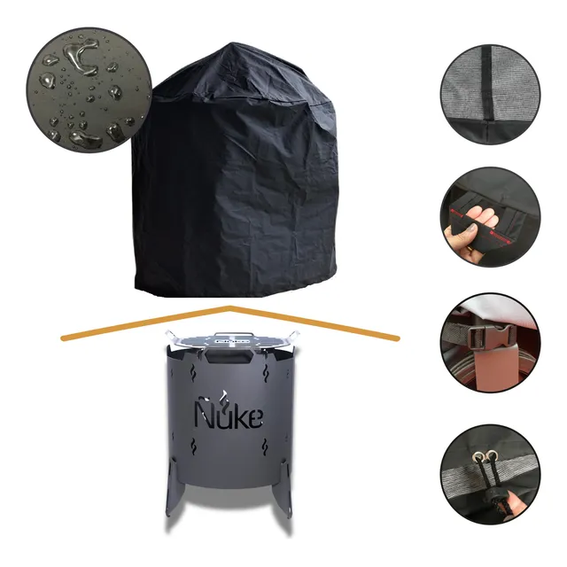 Funda Cubre Fogon Ñuke 40 P (57x44) Tela Gruesa Impermeable