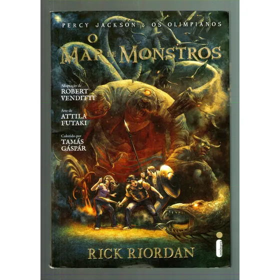 Livro: O Mar De Monstros - Graphic Novel - Rick Riordan 