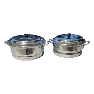 Par De Arroceras Budinera De Aluminio 24-26cm. 3lts Y 3.6lts Par De Arroceras Budinera De Aluminio 24-26cm. 3lts Y 3.6lts