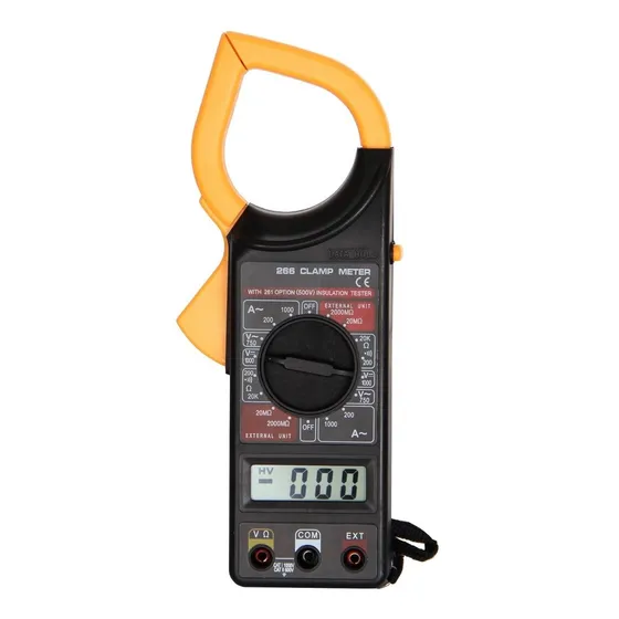 Pinza Amperométrica Digital 1000 Amp Con Estuche T266