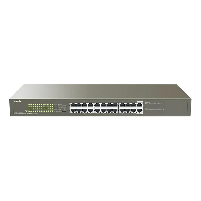 Switch Tenda 24 Puertos Poe Gigabit 250w Rackeable