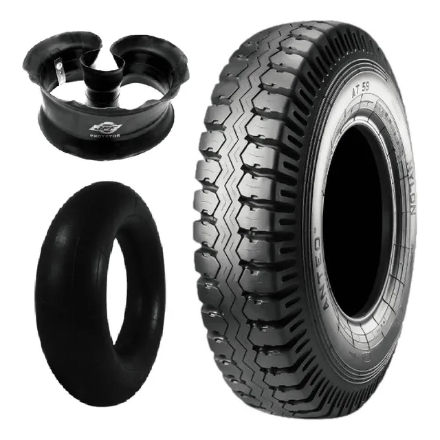 Kit Pneu 900-20 140/137 At59 Anteo + Camara + Protetor