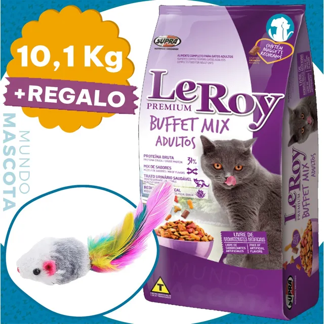 Comida Gato Le Roy Cat Buffet Mix 7 Kg / Mundo Mascota