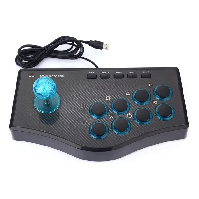 Palanca De Mando Arcade Con Cable Para Computadora Ps3, Pc,