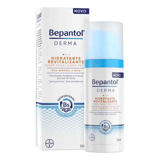 Loção Facial Hidratante Derma Revitalizante FPS25 - Bepantol