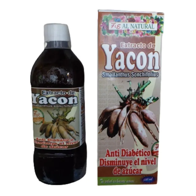 Extracto De Yacon Antidiabetico Jarabe Natural X1 Peruano