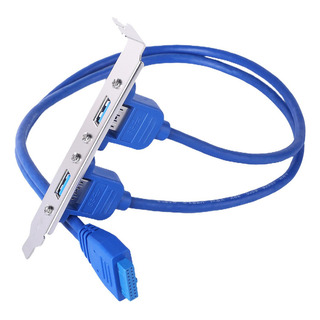 Montaje En Panel Hembra Usb 3.0 Tipo A Dual For Placa Base Montaje En Panel Hembra Usb 3.0 Tipo A Dual For Placa Base
