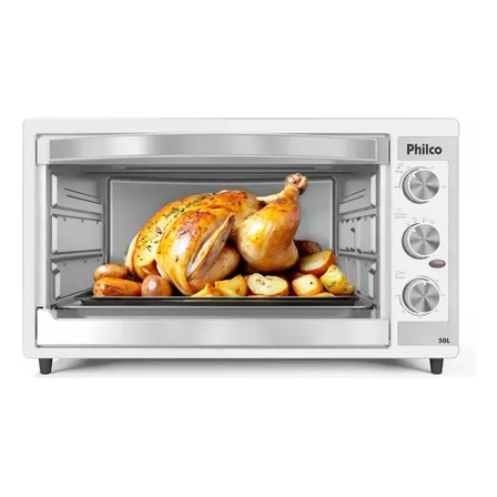 Forno Elétrico Philco 50l Branco Dupla Resistência Pfe52b 220v