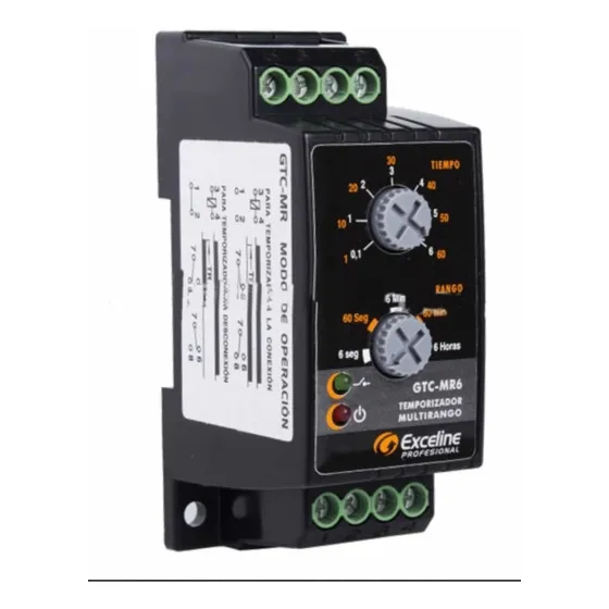 Rele Temporizador Multirango Exceline Multivoltaje Gtc Mr6