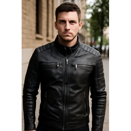 Jaqueta De Couro Masculina Resistente Super Promoção