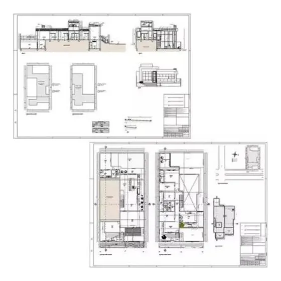 Casa E Duplex Moderno Revit Pronto -kit 2 Projetos
