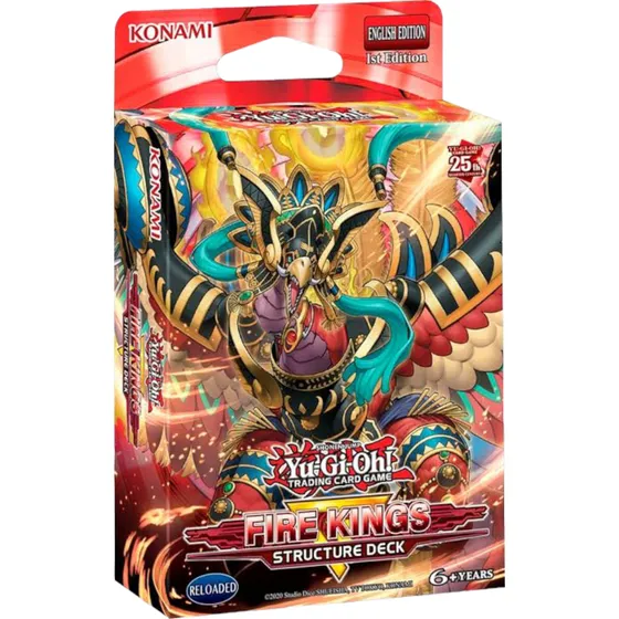 Yugioh Tcg: Deck Fire Kings Idioma Español Reyes De Fuego