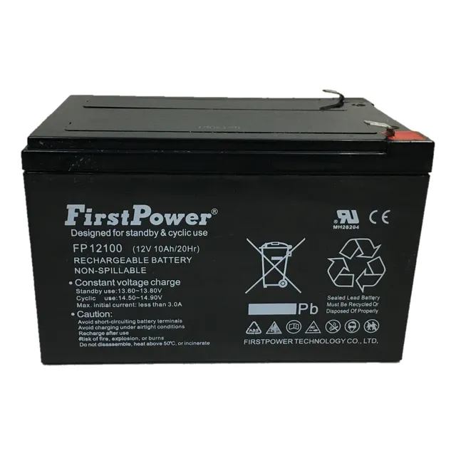 Bateria Seca Recargable 12 V 10 Ah Sellada Marca First Power