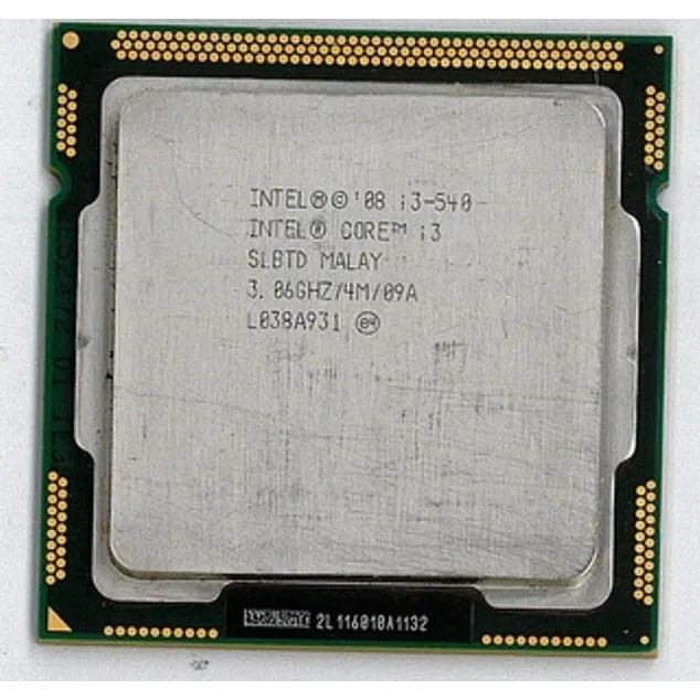 Procesador Core I3 3.06ghz 1156 Intel 540 Primera Generacion