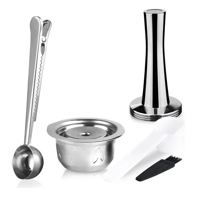 Set De Cápsulas Reutilizables De Acero Inoxidable Para Vertu